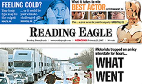 The cost to continue to produce a quality daily publication has increased over the years and we need to pass on some of these costs to our subscribers. . Reading eagle subscription rates